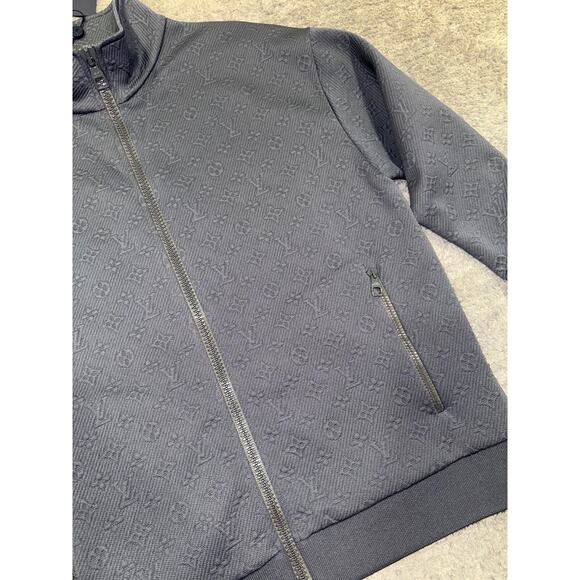 Louis Vuitton LVSE Monogram Zip Through Top Logo Grey Gris Track Jacket M Medium - Picture 9 of 16